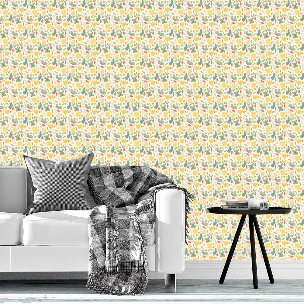 Sunny Break Wallpaper | Spring Shower by Mishka Studio