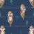 I Otter Love You - Otters, Fish and Hearts - Dark Blue Image
