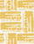 Freehand Geometric Abstract textured brush strokes Earthy yellow and Cream Image