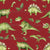 Christmas Dinosaurs on Red Image