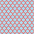 Latticework - Quatrefoil - Moroccan Trellis - Red White and Blue Image