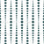 VERTICAL DOTTED STRIPES WITH OP ART EFFECT in teal on white. Bold modern Polka Dots as repeating circle motif with varied scale create a bold graphic look. Ideal for apparel, upholstery, gift wrap, interiors, sewing, and surface design projects. Image