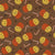 Christmas smiley face for kids on earthy brown Image