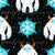 Yeti with Snowflakes Image