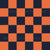 Chess Board in Navy Blue and Orange Image