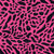 Bold jaguar print - vibrant black and pink animal print Image