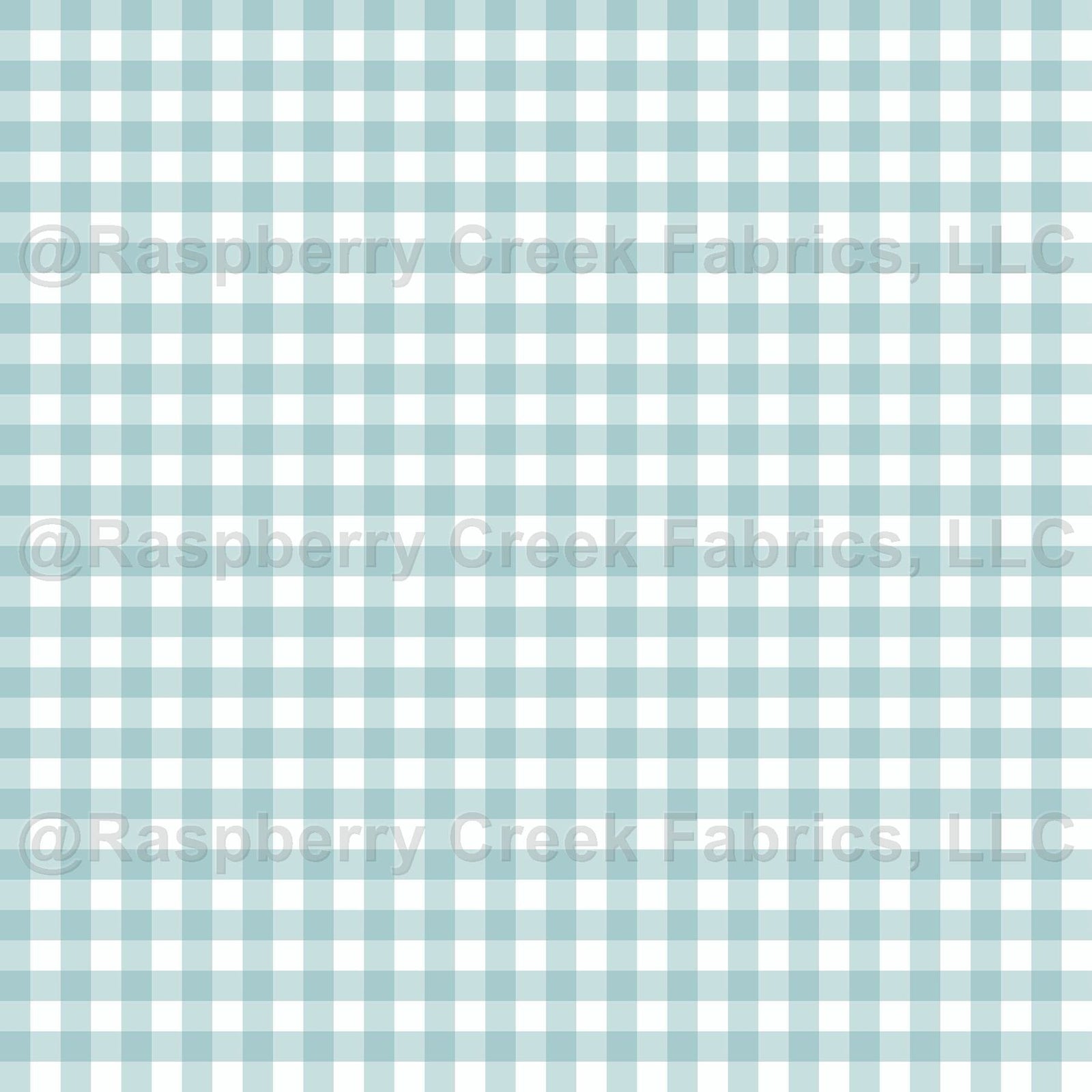 Gingham - Duck-egg Blue