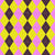 Argyle Pattern, Yellow Purple Baby Pink, Orange Stitching Image