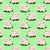 Cute Piglet, Piggies on Green Image