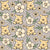 Pooh Floral on Taupe Image