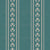 Antique Vertical Stripes with Simple Flowers Pattern Green Image