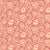 Vintage Paisley Coral Folk Botanical Image