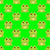 Cute Cartoon Frogs on Light Green Wallpaper Image