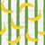 Bananas and green stripes from FRUIT SALAD collection Image