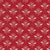Chinese New Year Ornate Plum Blossom Flowers Line Art on Red Image