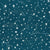 Celestial Star Map White Constellation Night Sky Deep Teal Zodiac Image