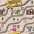 Back to school, bus stops, map, roads, monkey, tiger, school, school bus, koala, raccoon, alligator, kids, girls, boys, tan, wildwood school Image