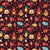 Chinese New Year Lucky Charms and Good Fortune Elements on Maroon Image