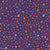 Bright Confetti Sprinkle Pattern on Purple | Watercolor Party Dots in Plum, Orange, Pink | Treat Truck Summer Collection by Brayberry Design [Large Scale] Image