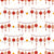 Chinese New Year Red Lanterns on White Image