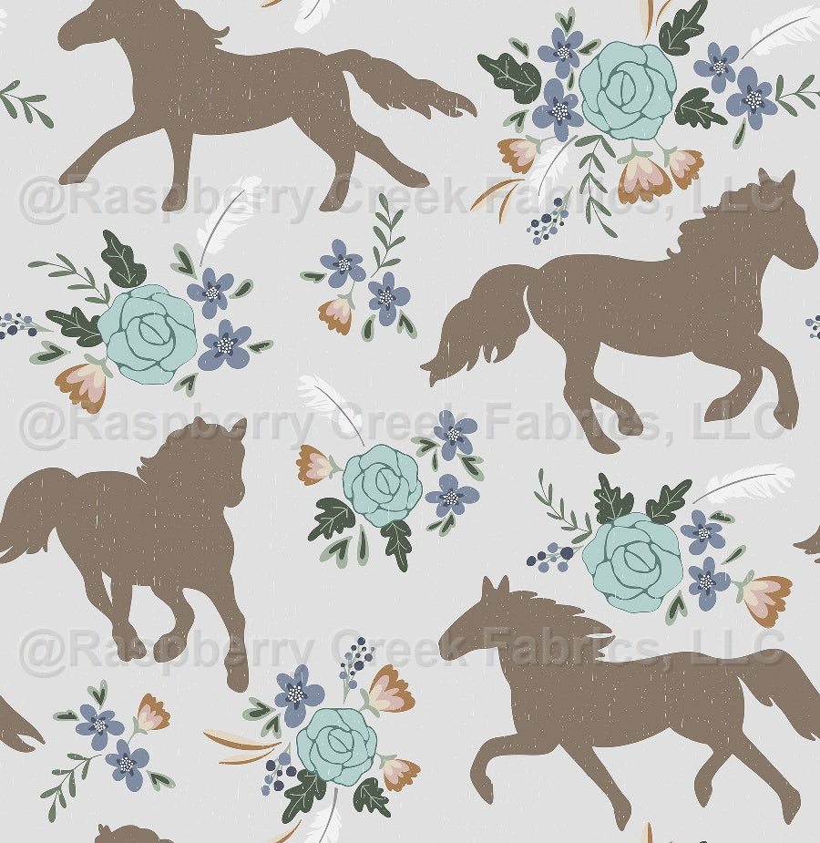 Miss Ava's Horses Denim