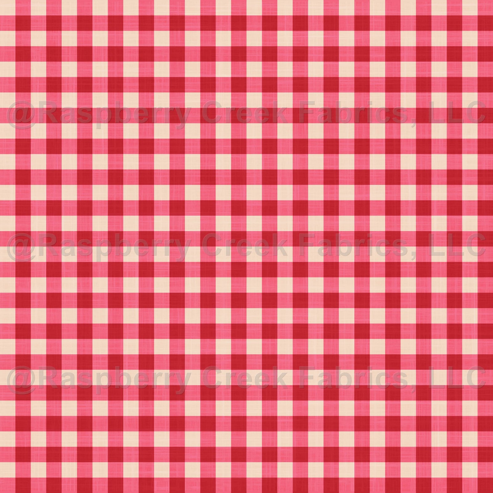 Mini Gingham in Red