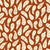 Fancy Ghosts - cream on Rust Orange Image