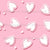 Light Pink, red, white, hearts, hand drawn, doily hearts, scattered, non directional, girls, women, Valentine’s Day Image