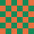 Chess Board in Green and Orange Image