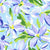 Daisey Does It - Lavender On Lt Blue Image