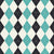 Argyle Pattern, White Blue Navy Blue, White Stitching Image