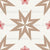 Nordic Christmas - Tan Nordic Star & Red Snowflakes Image