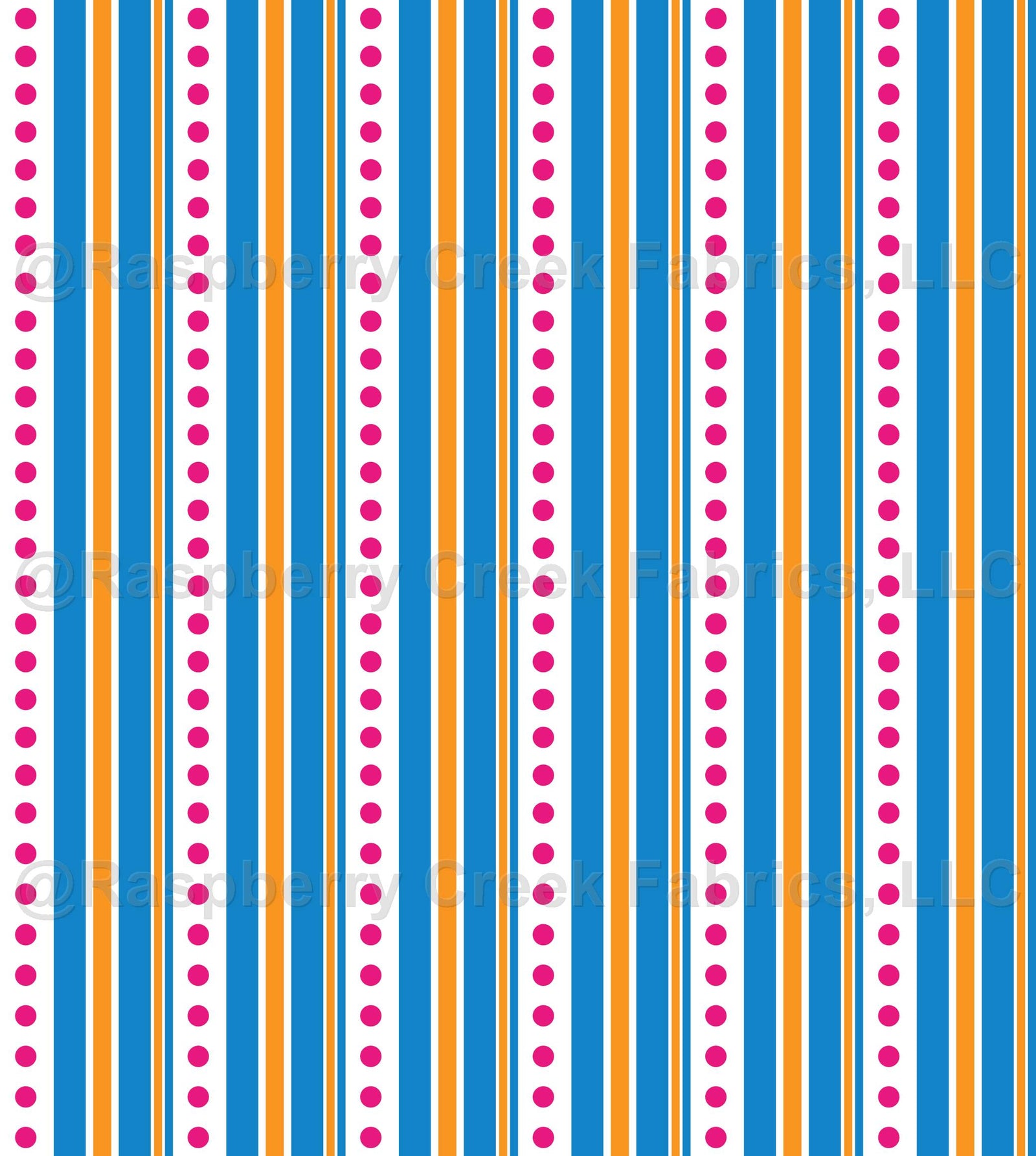 Bold Stripes and Polka Dots in Bright Colors - Energetic and Playful Design for Summer Apparel, Accessories, and Home Decor!