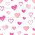 Pink Watercolor Valentine Hearts Image