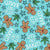 Let's Get Baked Gingerbread Cookies on Pool Blue Image