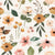 Charlotte Flowers on Cream Image