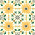 Sunflower cement tile (yellow) | sunflower fields Image