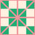 Geometric Snowflake Pink & Green Image