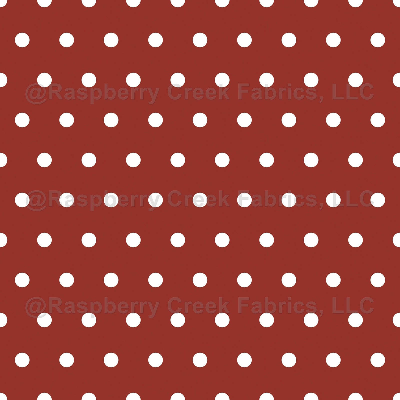 Christmas Red Polka Dots