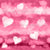 Fluffy White Heart Clouds on Rosy Pink Valentine sky Image
