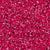 Splatter Abstract in Gray and Pink on Berry Red Image