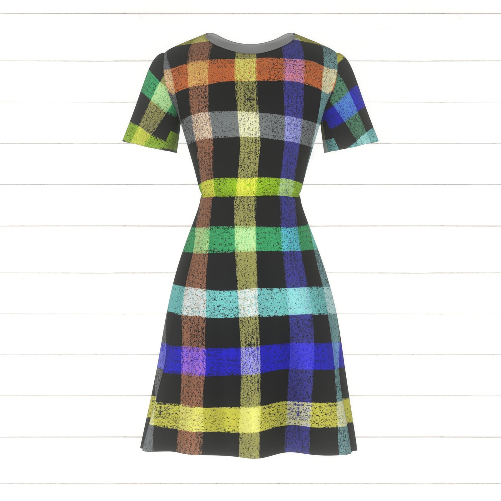 Dark gray, school, fall, winter, plaid, back to school, kids, boys, girls, men, hand drawn, blue, yellow, green, orange