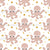 Cute pink octopuses on white background Image