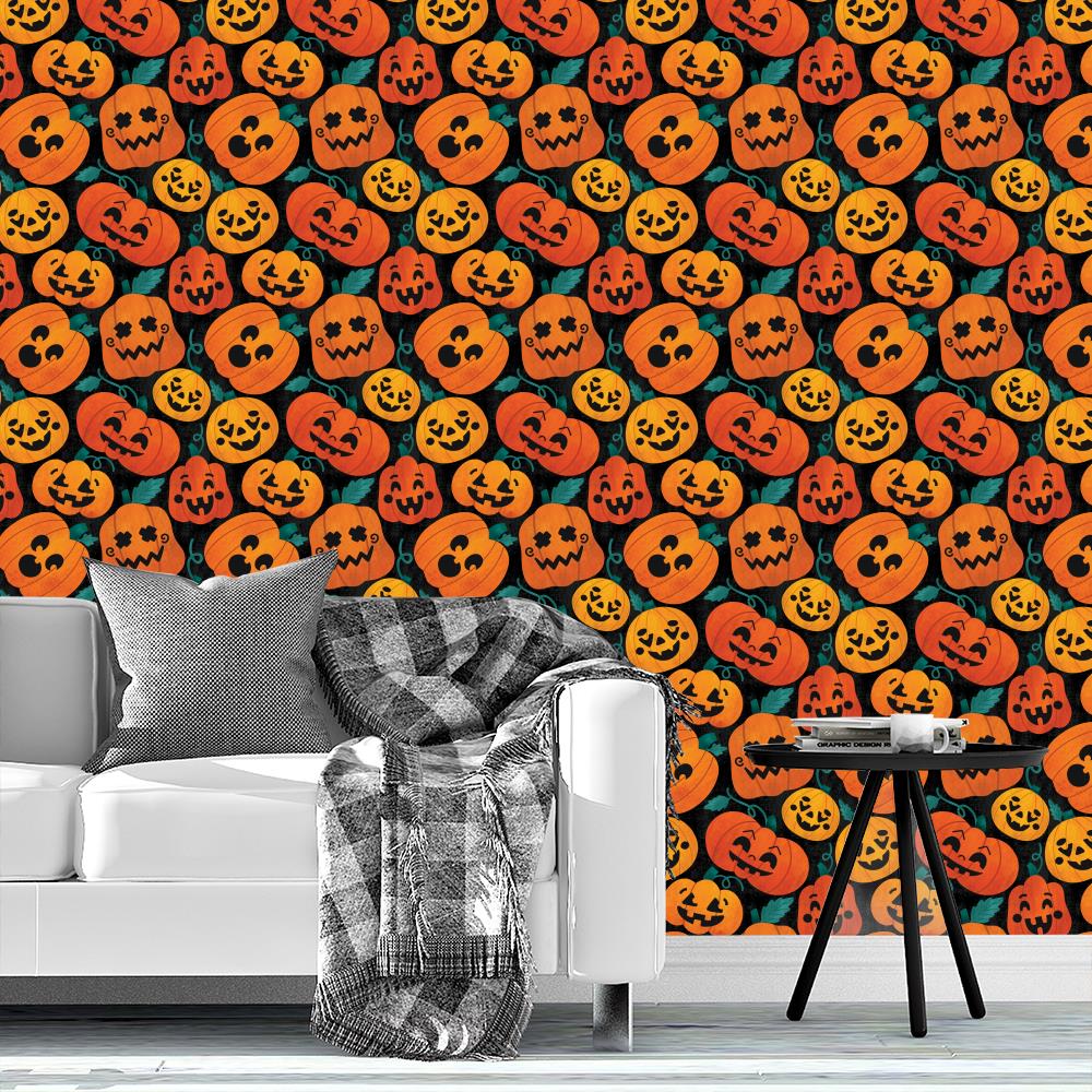 Happy Halloween Jack-o-Lanterns - Orange