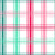 Retro Pink and Aqua Plaid on white large scale wallpaper Image