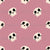 Happy Face Skeleton Skull Faces Dusty Pink Image