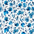 Poppy Skies Watercolor Blue Flowers on White, Poppy Skies Collection by The Enchanted Easel [Wallpaper] Image