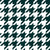 Houndstooth pattern, Green and White Image