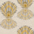 Art Deco Feathers Natural Linen Image