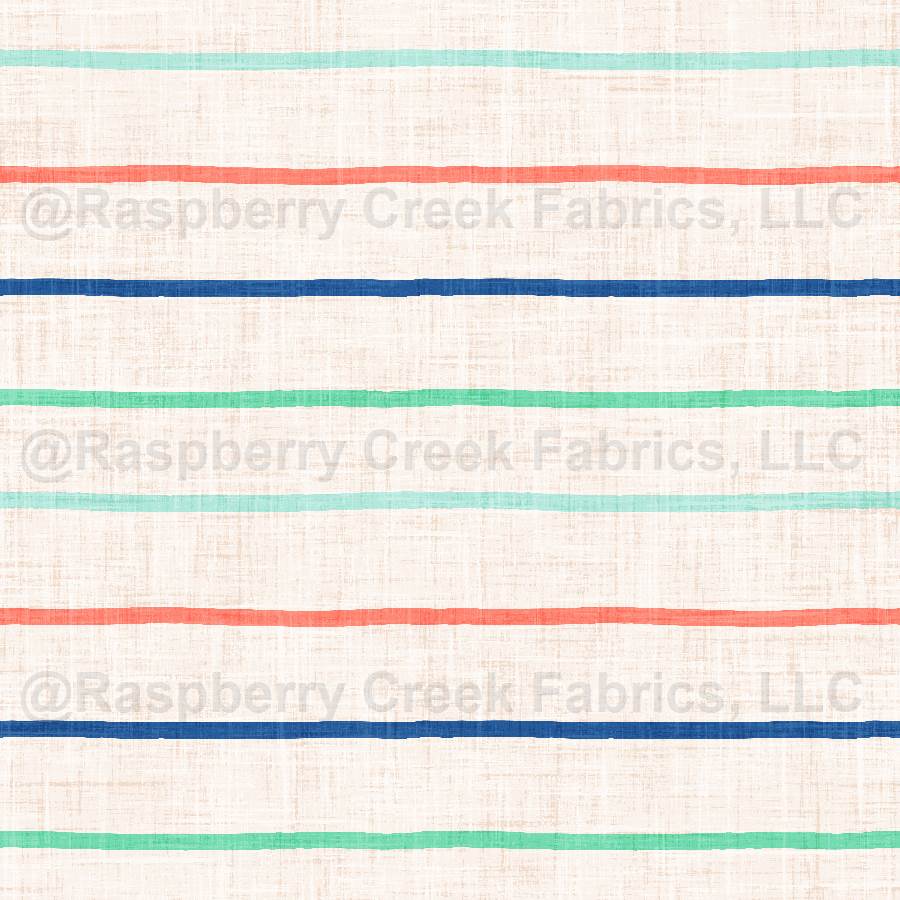 Skate Park Remix Multi Stripe in Blue Green Orange
